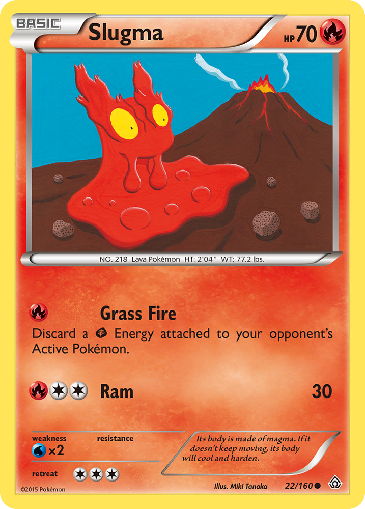 Slugma (22/160) [XY: Primal Clash] Pokémon