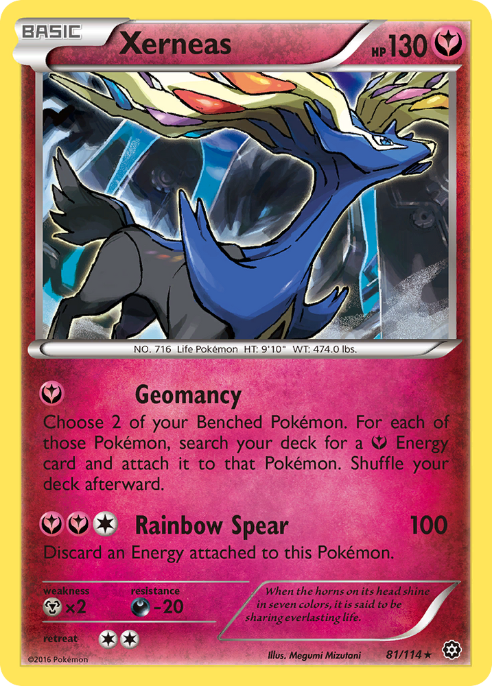 Xerneas (81/114) [XY: Steam Siege] Pokémon