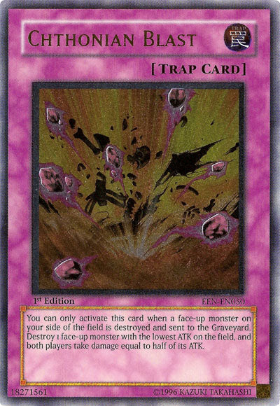Chthonian Blast [EEN-EN050] Ultimate Rare Yu-Gi-Oh!