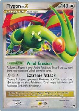 Flygon LV.X (105/111) (Stallgon - David Cohen) [World Championships 2009] Pokémon