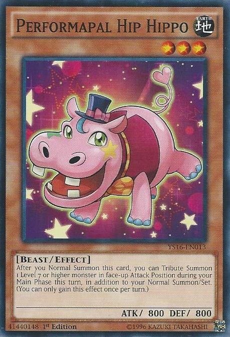 Performapal Hip HIppo [YS16-EN013] Common Yu-Gi-Oh!