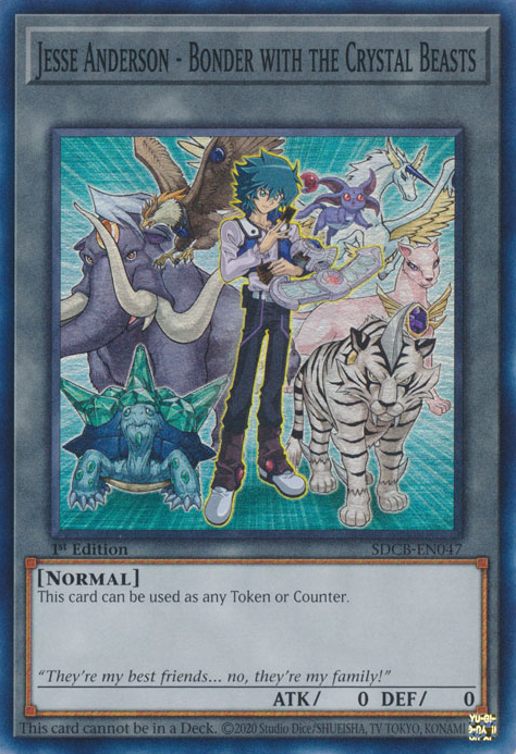 Jesse Anderson - Bonder with the Crystal Beasts [SDCB-EN047] Super Rare Yu-Gi-Oh!