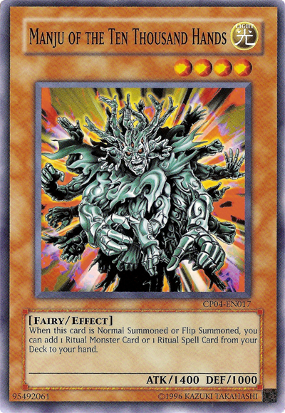 Manju of the Ten Thousand Hands [CP04-EN017] Common Yu-Gi-Oh!