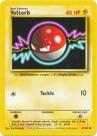 Voltorb (67/102) [Base Set Unlimited] Pokémon