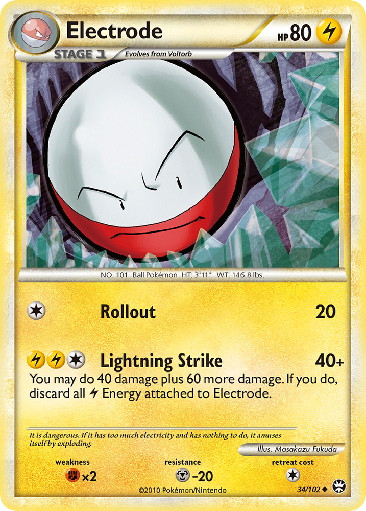 Electrode (34/102) [HeartGold & SoulSilver: Triumphant] Pokémon