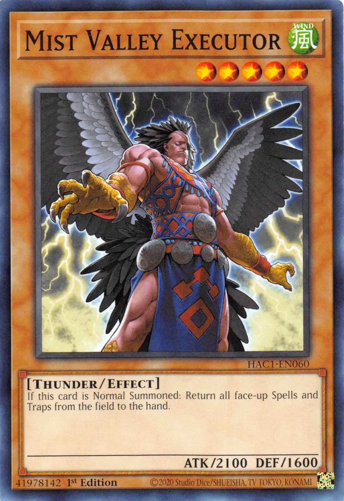 Mist Valley Executor [HAC1-EN060] Common Yu-Gi-Oh!