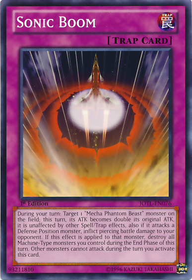 Sonic Boom [JOTL-EN076] Common Yu-Gi-Oh!