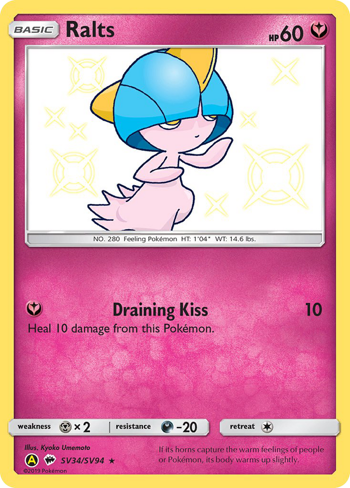 Ralts (SV34/SV94) [Sun & Moon: Hidden Fates - Shiny Vault] Pokémon