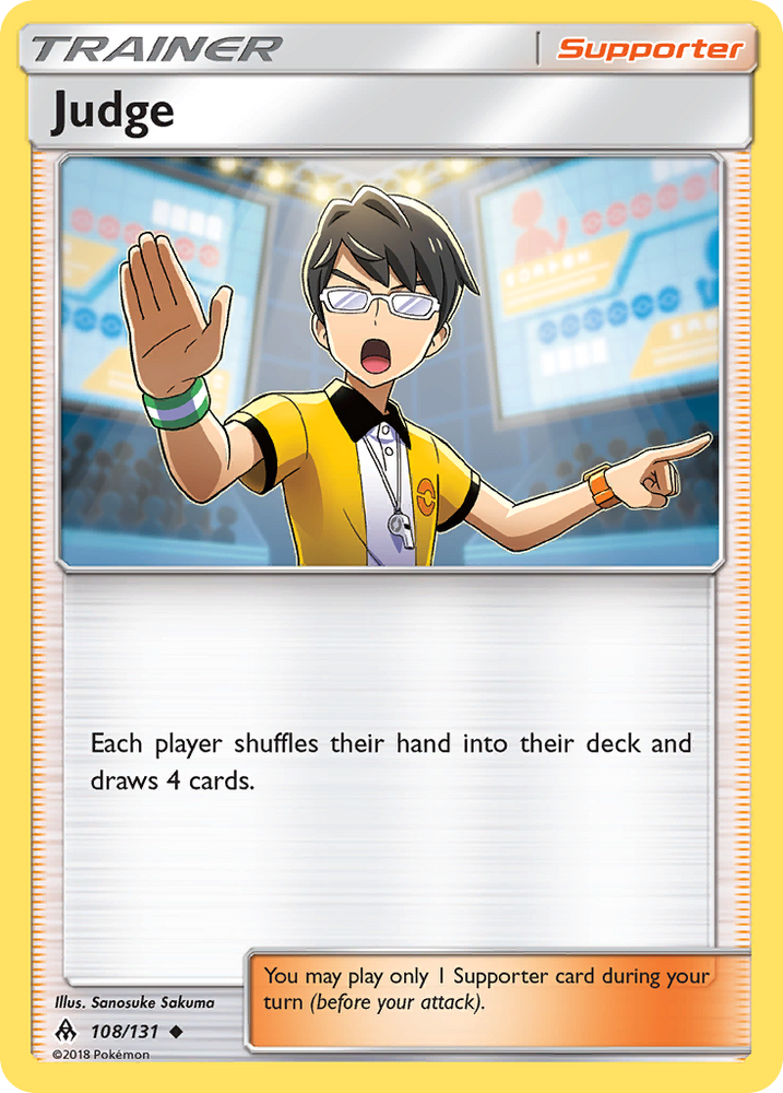 Judge (108/131) [Sun & Moon: Forbidden Light] Pokémon