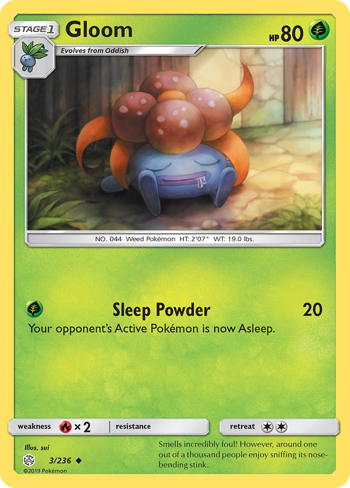 Gloom (3/236) [Sun & Moon: Cosmic Eclipse] Pokémon