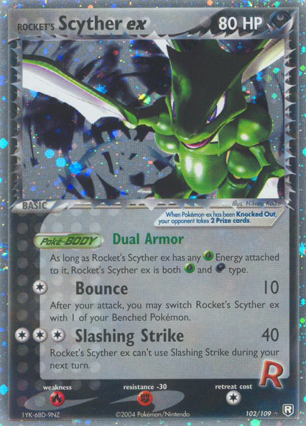 Rocket's Scyther ex (102/109) [EX: Team Rocket Returns] Pokémon