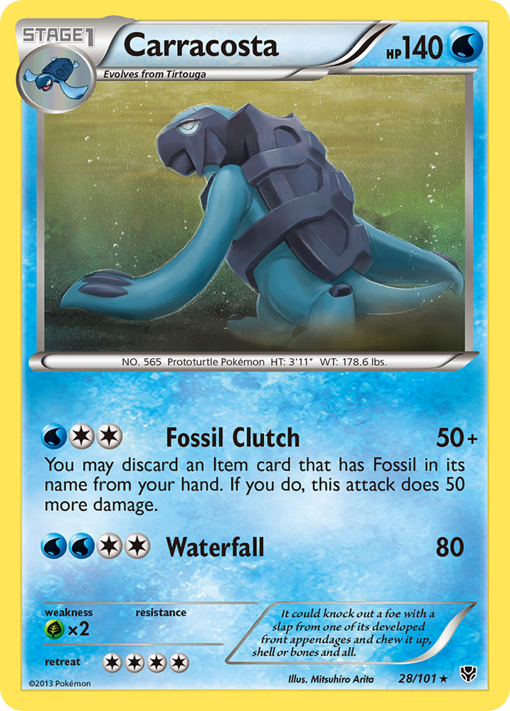 Carracosta (28/101) [Black & White: Plasma Blast] Pokémon