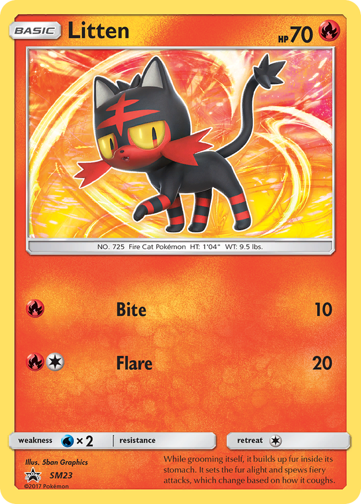 Litten (SM23) [Sun & Moon: Black Star Promos] Pokémon