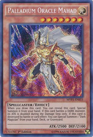 Palladium Oracle Mahad [MVP1-ENS53] Secret Rare Yu-Gi-Oh!