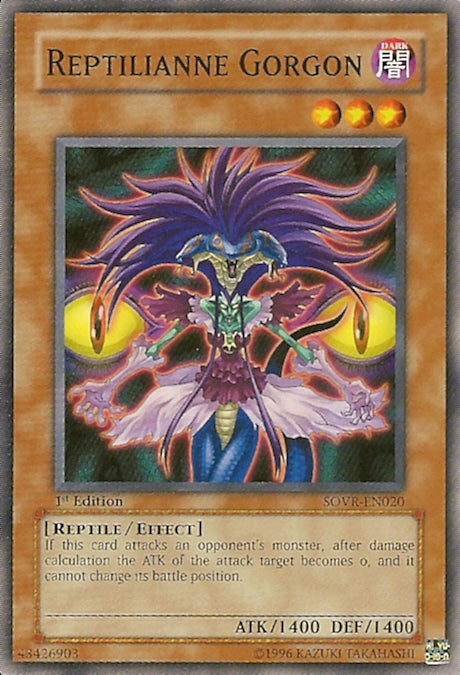 Reptilianne Gorgon [SOVR-EN020] Common Yu-Gi-Oh!