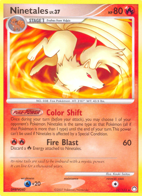 Ninetales (32/123) [Diamond & Pearl: Mysterious Treasures] Pokémon