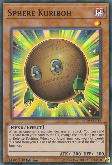 Sphere Kuriboh [AC19-EN012] Super Rare Yu-Gi-Oh!