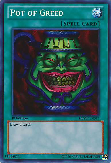 Pot of Greed [LCYW-EN059] Secret Rare Yu-Gi-Oh!