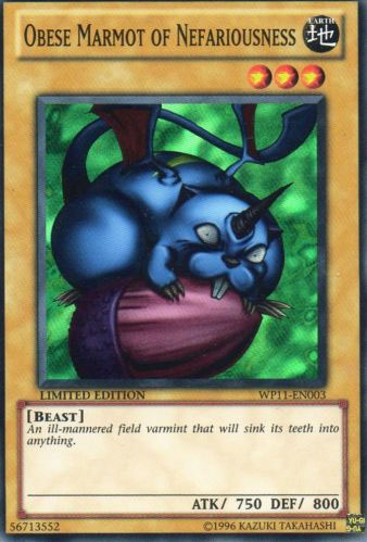 Obese Marmot of Nefariousness [WP11-EN003] Super Rare Yu-Gi-Oh!