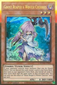 Ghost Reaper & Winter Cherries [MAGO-EN010] Gold Rare Yu-Gi-Oh!