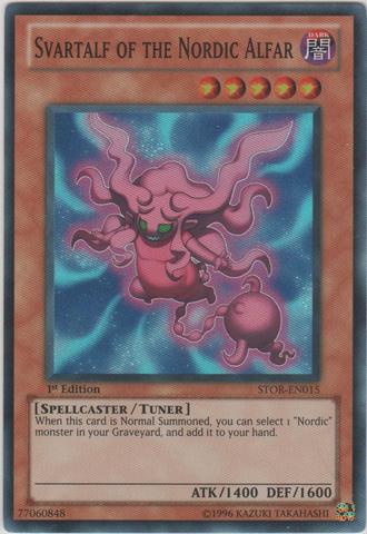 Svartalf of the Nordic Alfar [STOR-EN015] Super Rare Yu-Gi-Oh!