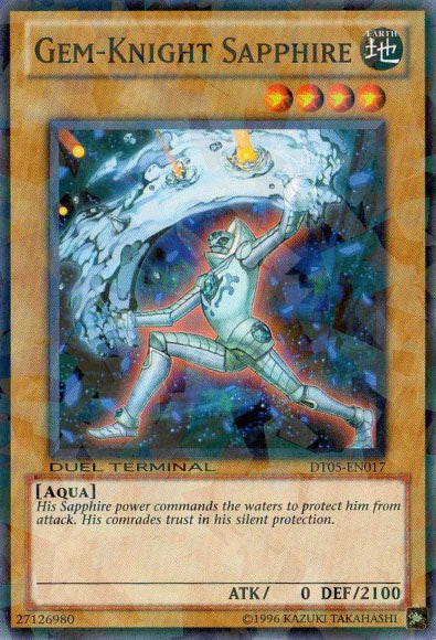 Gem-Knight Sapphire [DT05-EN017] Common Yu-Gi-Oh!