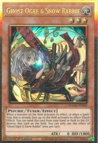 Ghost Ogre & Snow Rabbit (Alternate Art) [MAGO-EN009] Gold Rare Yu-Gi-Oh!