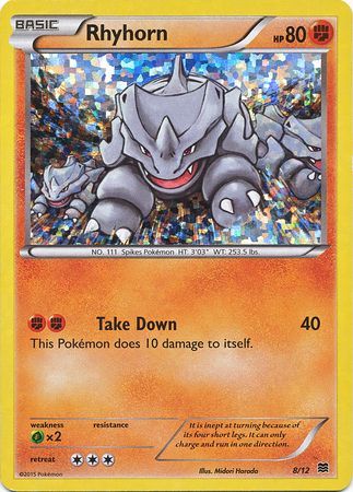 Rhyhorn (8/12) [McDonald's Promos: 2015 Collection] Pokémon