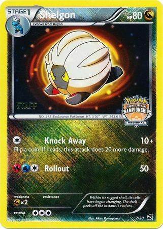 Shelgon (7/20) (Regional Championship Promo Staff) [Black & White: Dragon Vault] Pokémon