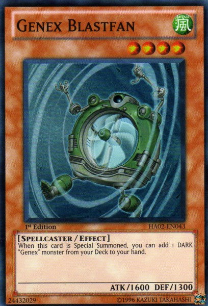 Genex Blastfan [HA02-EN043] Super Rare Yu-Gi-Oh!
