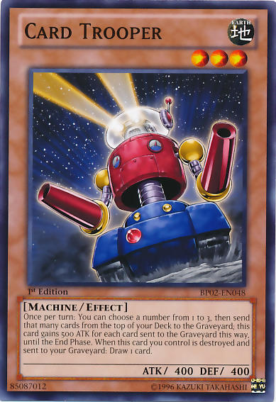 Card Trooper [BP02-EN048] Mosaic Rare Yu-Gi-Oh!