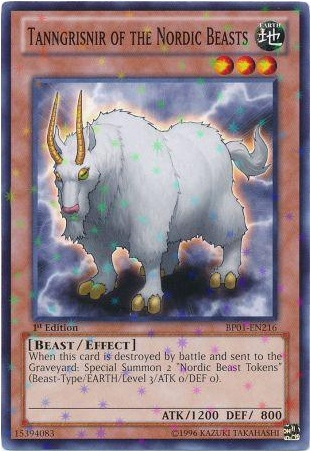 Tanngrisnir of the Nordic Beasts [BP01-EN216] Starfoil Rare Yu-Gi-Oh!