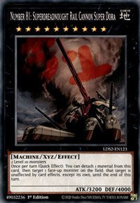 Number 81: Superdreadnought Rail Cannon Super Dora [LDS2-EN123] Common Yu-Gi-Oh!