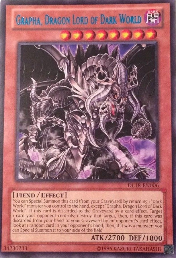 Grapha, Dragon Lord of Dark World (Blue) [DL18-EN006] Rare Yu-Gi-Oh!