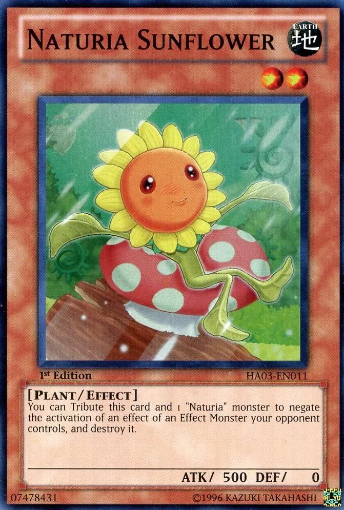 Naturia Sunflower [HA03-EN011] Super Rare Yu-Gi-Oh!