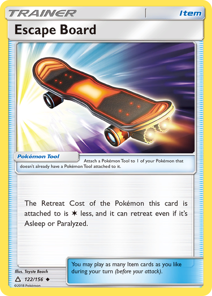 Escape Board (122/156) [Sun & Moon: Ultra Prism] Pokémon