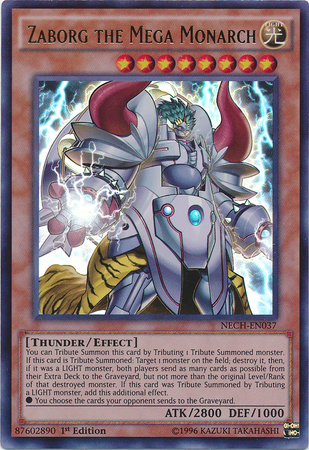 Zaborg the Mega Monarch [NECH-EN037] Ultra Rare Yu-Gi-Oh!