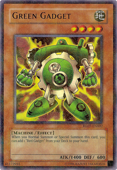 Green Gadget [HL05-EN002] Parallel Rare Yu-Gi-Oh!