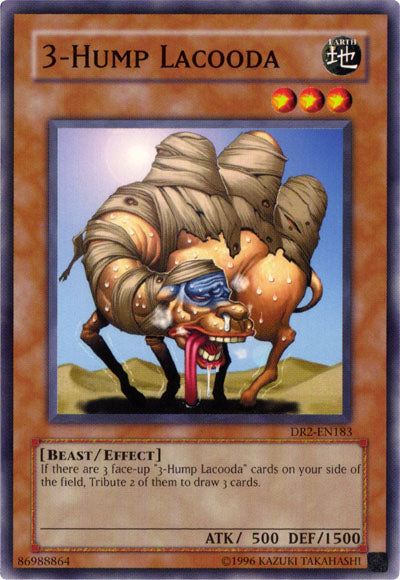 3-Hump Lacooda [DR2-EN183] Common Yu-Gi-Oh!