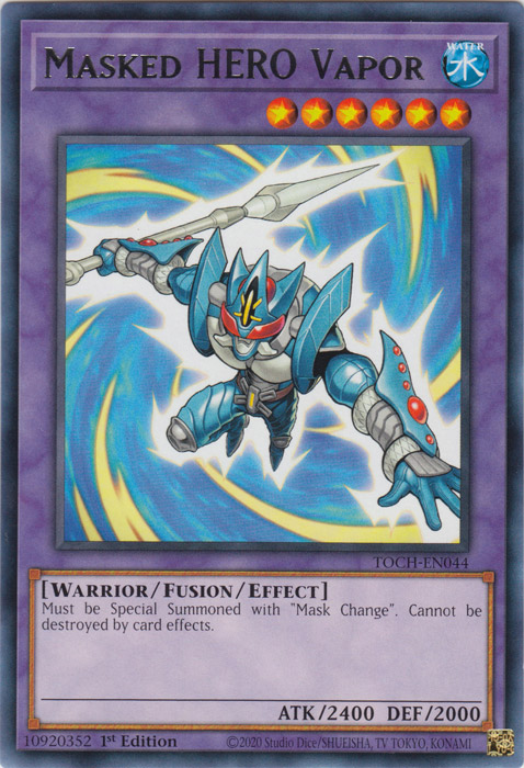 Masked Hero Vapor [TOCH-EN044] Rare Yu-Gi-Oh!