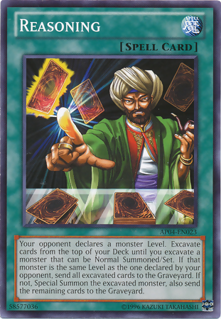 Reasoning [AP04-EN023] Common Yu-Gi-Oh!