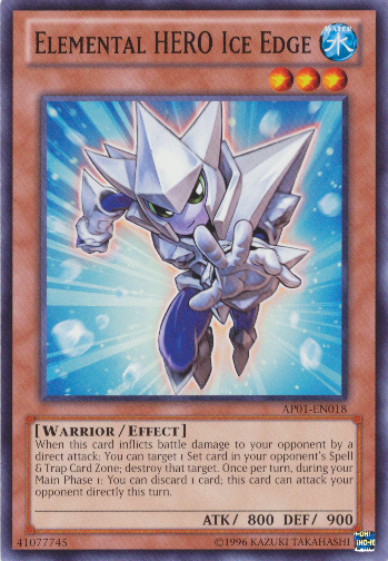 Elemental HERO Ice Edge [AP01-EN018] Common Yu-Gi-Oh!
