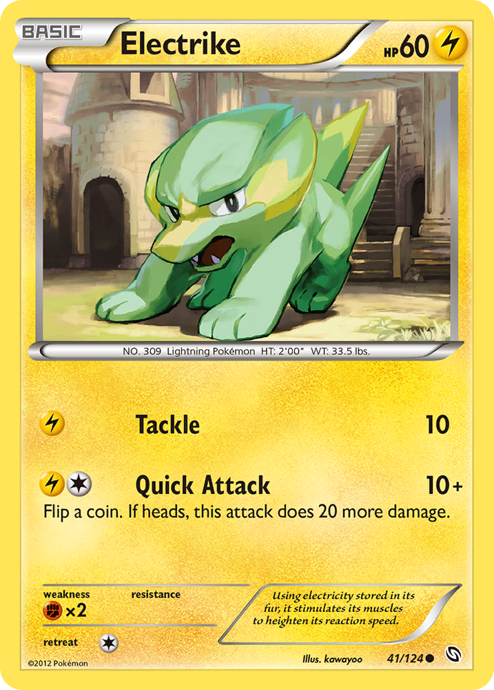 Electrike (41/124) [Black & White: Dragons Exalted] Pokémon