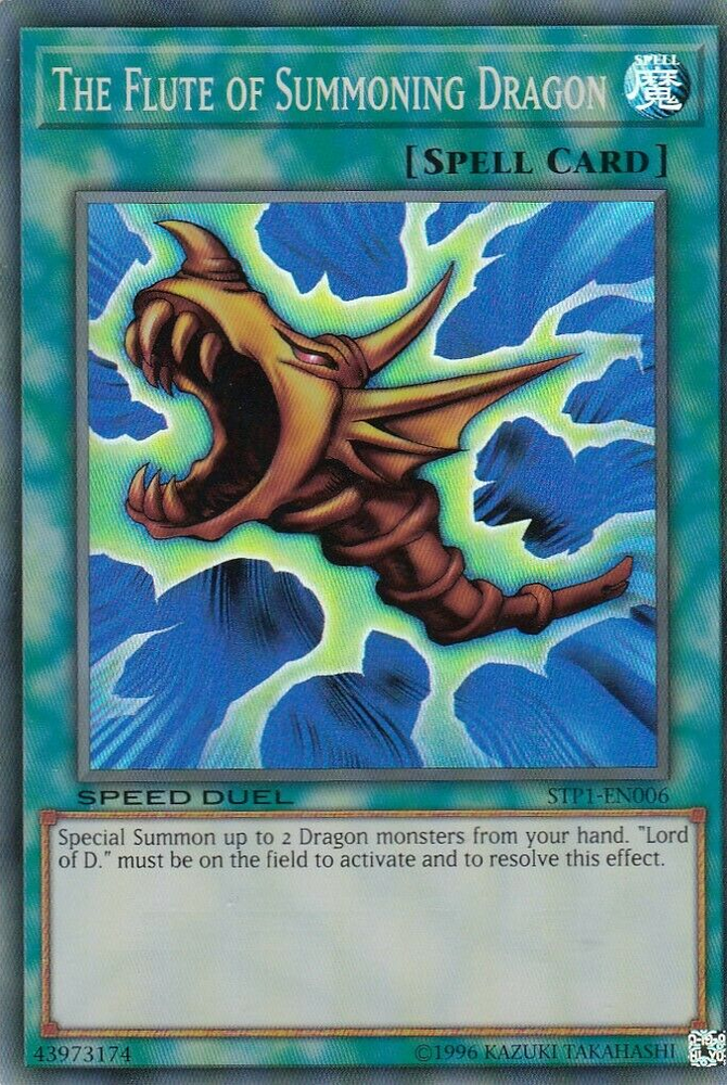 The Flute of Summoning Dragon [STP1-EN006] Super Rare Yu-Gi-Oh!