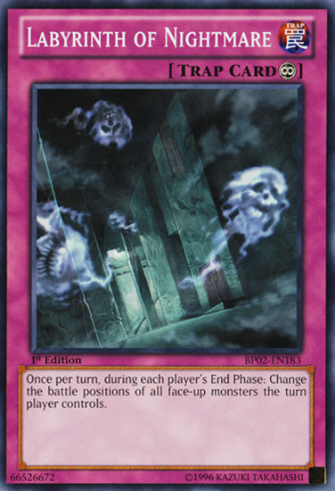 Labyrinth of Nightmare [BP02-EN183] Mosaic Rare Yu-Gi-Oh!