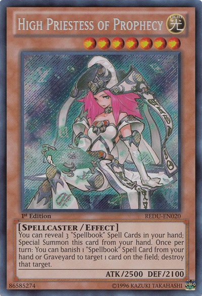 High Priestess of Prophecy [REDU-EN020] Secret Rare Yu-Gi-Oh!