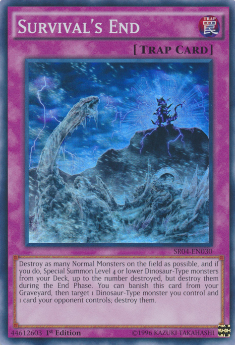 Survival's End [SR04-EN030] Super Rare Yu-Gi-Oh!