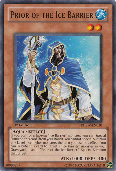 Prior of the Ice Barrier [PHSW-EN030] Common Yu-Gi-Oh!