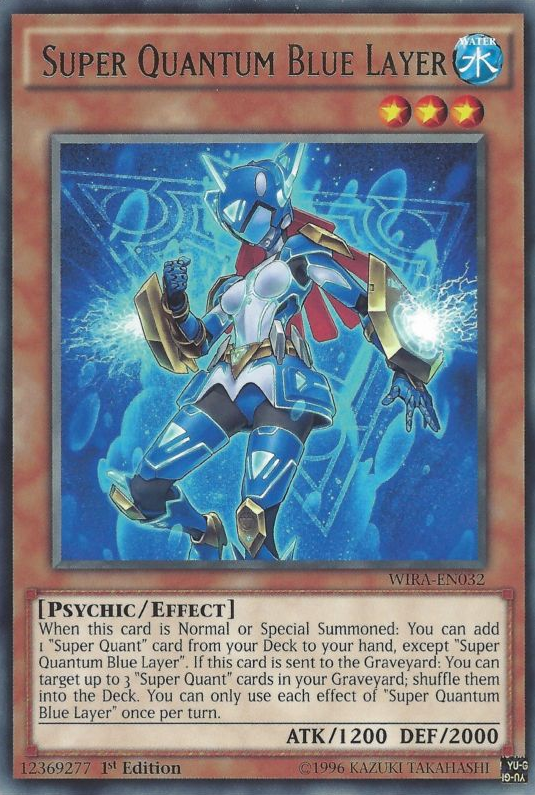 Super Quantum Blue Layer [WIRA-EN032] Rare Yu-Gi-Oh!