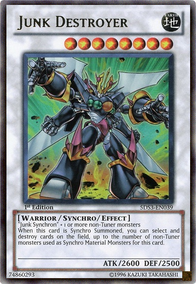 Junk Destroyer [5DS3-EN039] Ultra Rare Yu-Gi-Oh!
